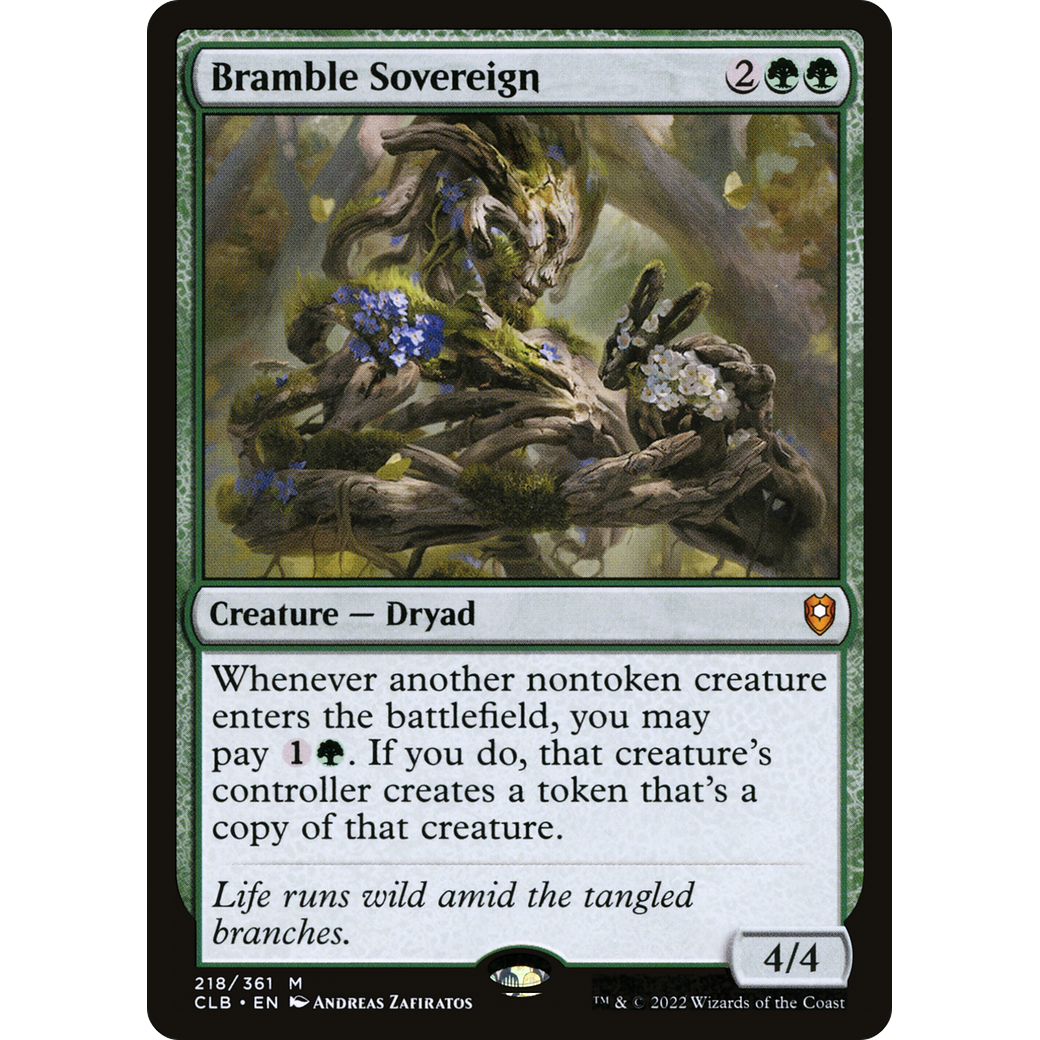 Bramble Sovereign (CLB-218) - Commander Legends: Battle for Baldur's Gate