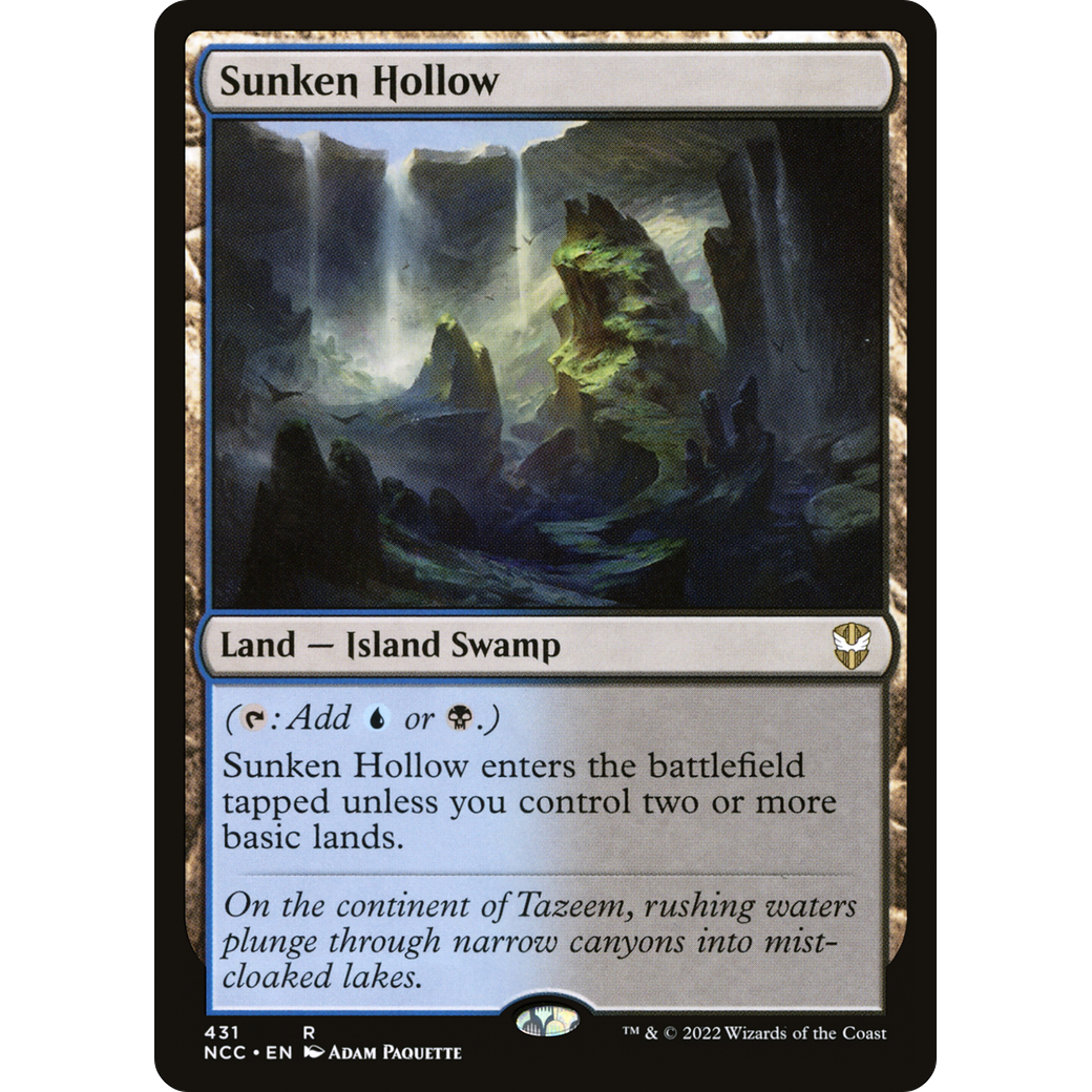 Sunken Hollow (NCC-431) - New Capenna Commander