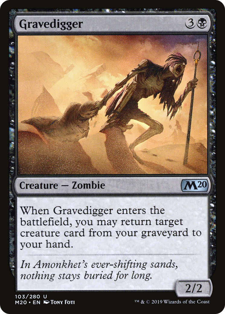 Gravedigger (M20-103) - Core Set 2020