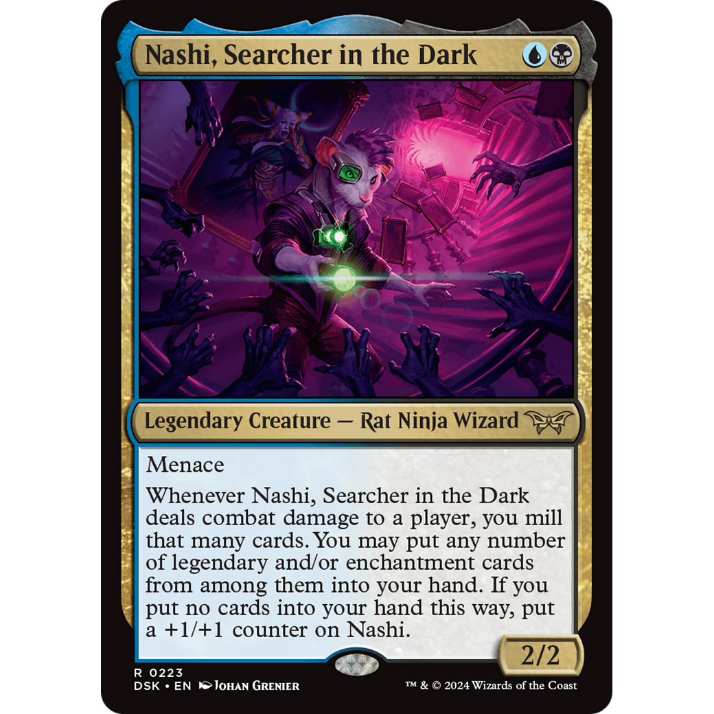 Nashi, Searcher in the Dark (DSK-223) - Duskmourn: House of Horror