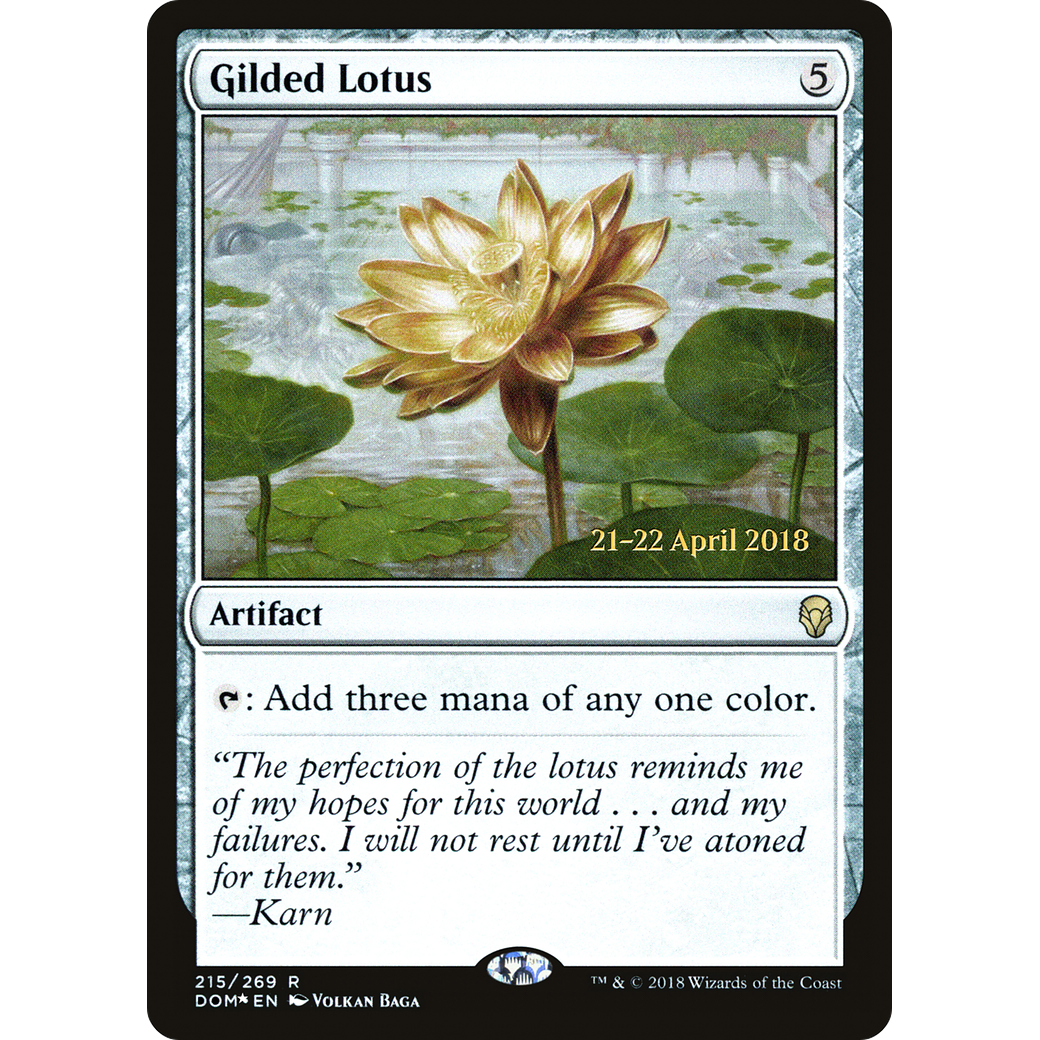 Gilded Lotus (PRE-215) - Dominaria Promos Foil
