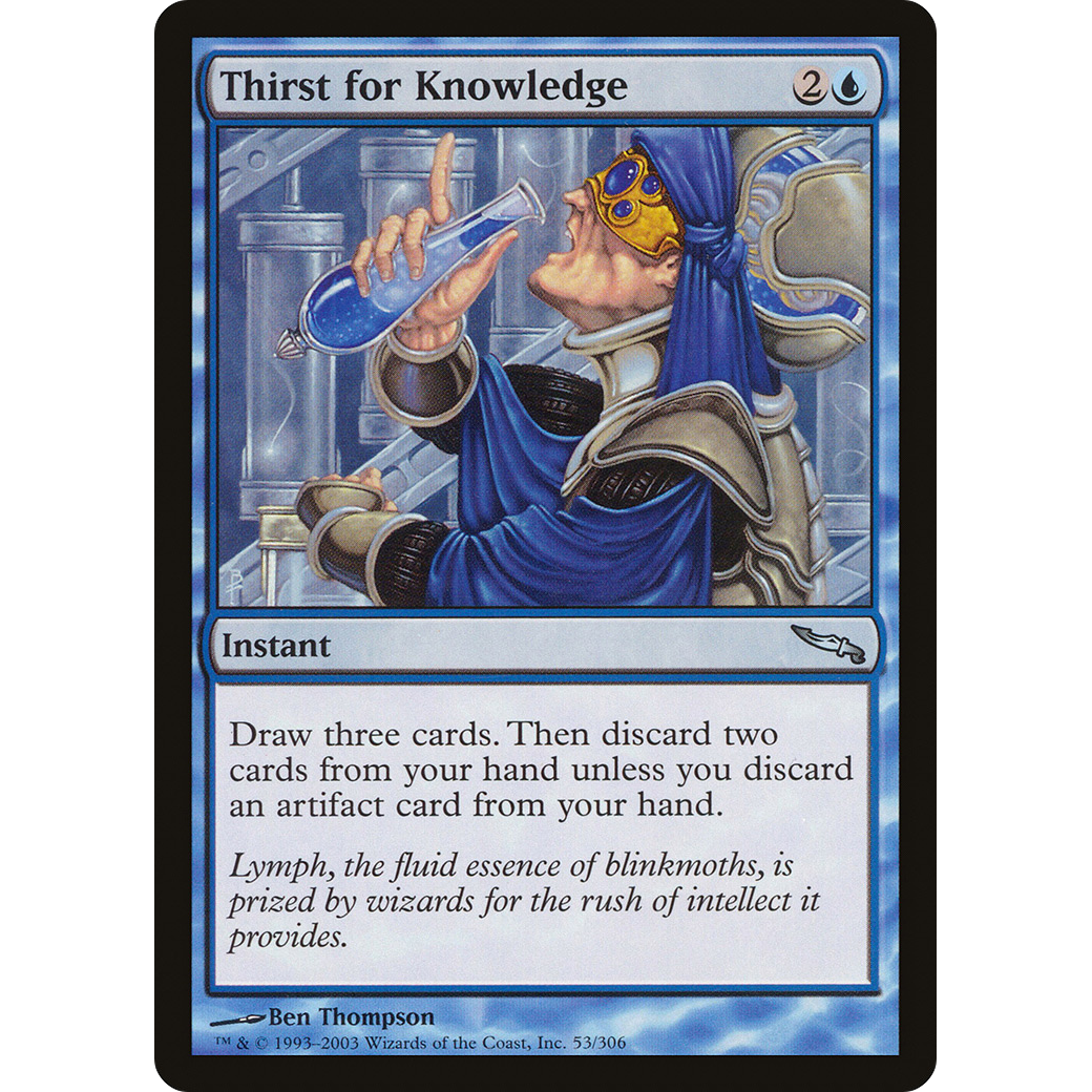 Thirst for Knowledge (MRD-053) - Mirrodin