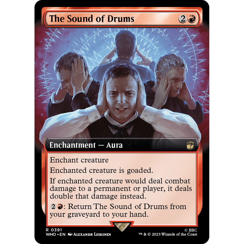 The Sound of Drums (Extended Art) (WHO-391) - Doctor Who: (Extended Art) Foil