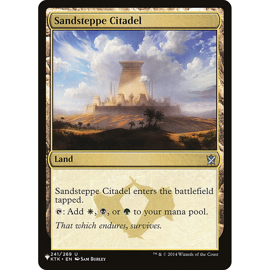 Sandsteppe Citadel (KTK) (LIST-241) - The List