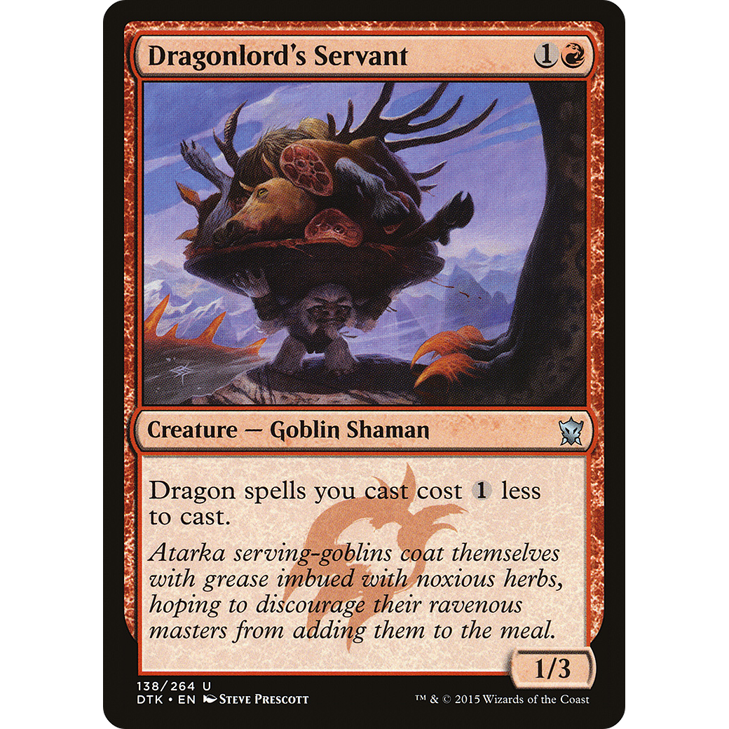 Dragonlord's Servant (DTK-138) - Dragons of Tarkir