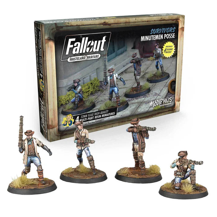 Fallout: Wasteland Warfare Models - Survivors: Minutemen Posse