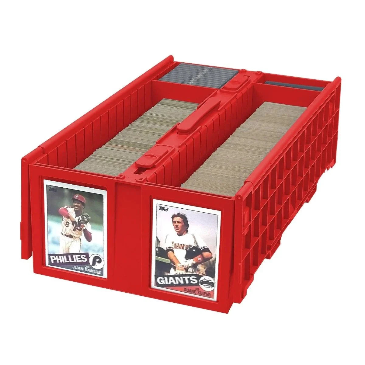 Collectible Card Bin 1600+ Card Storage - Red