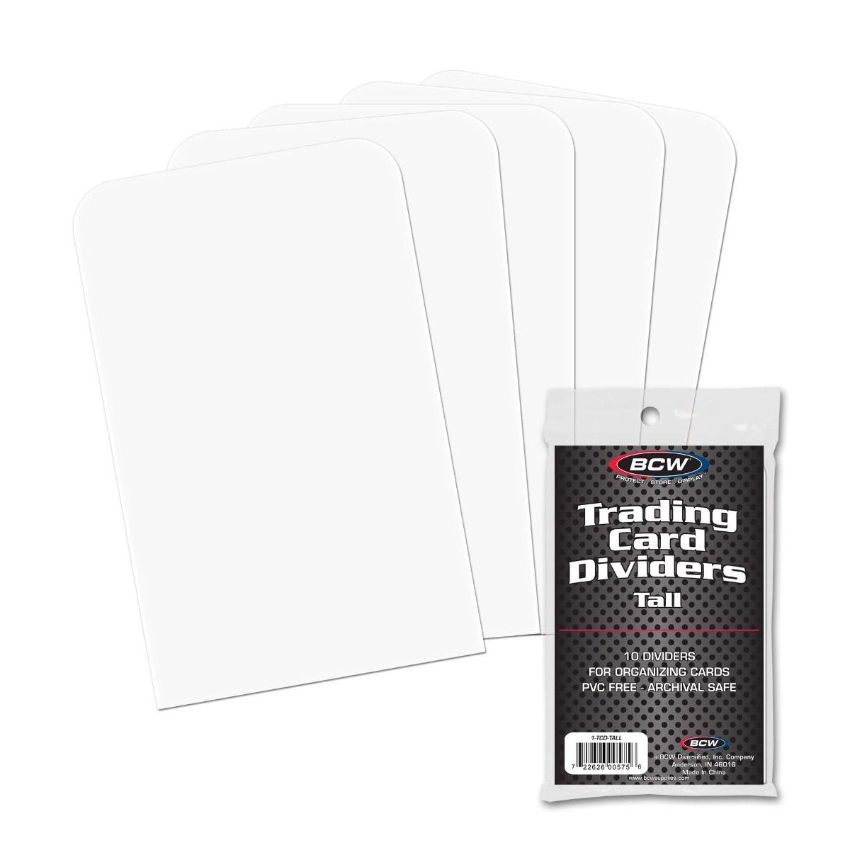 BCW Tall Trading Card Dividers
