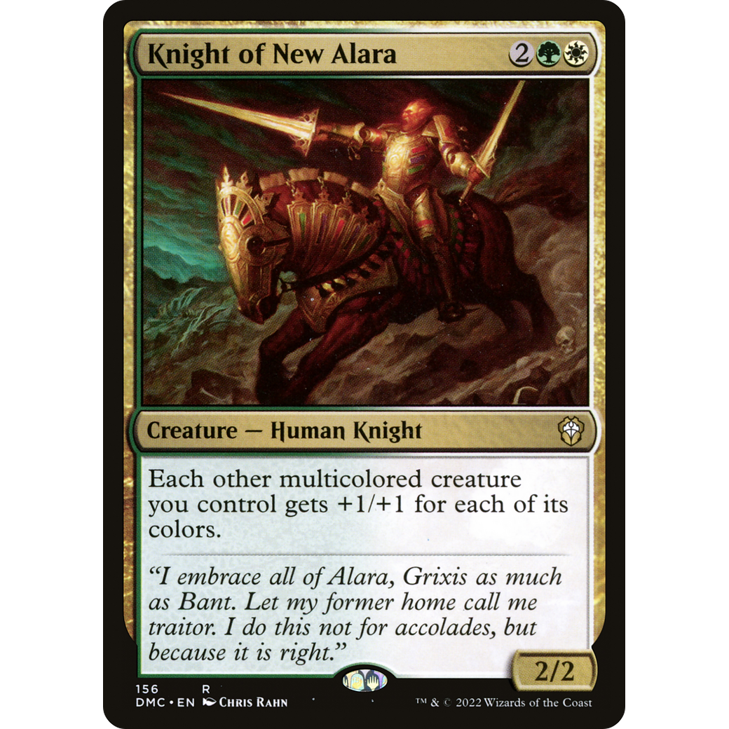 Knight of New Alara (DMC-156) - Dominaria United Commander