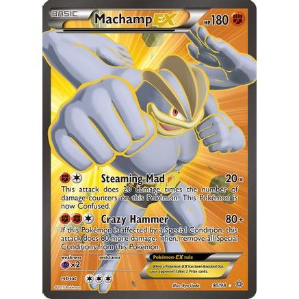 Machamp EX (90 Full Art) 90/98 - XY  Ancient Origins Holofoil