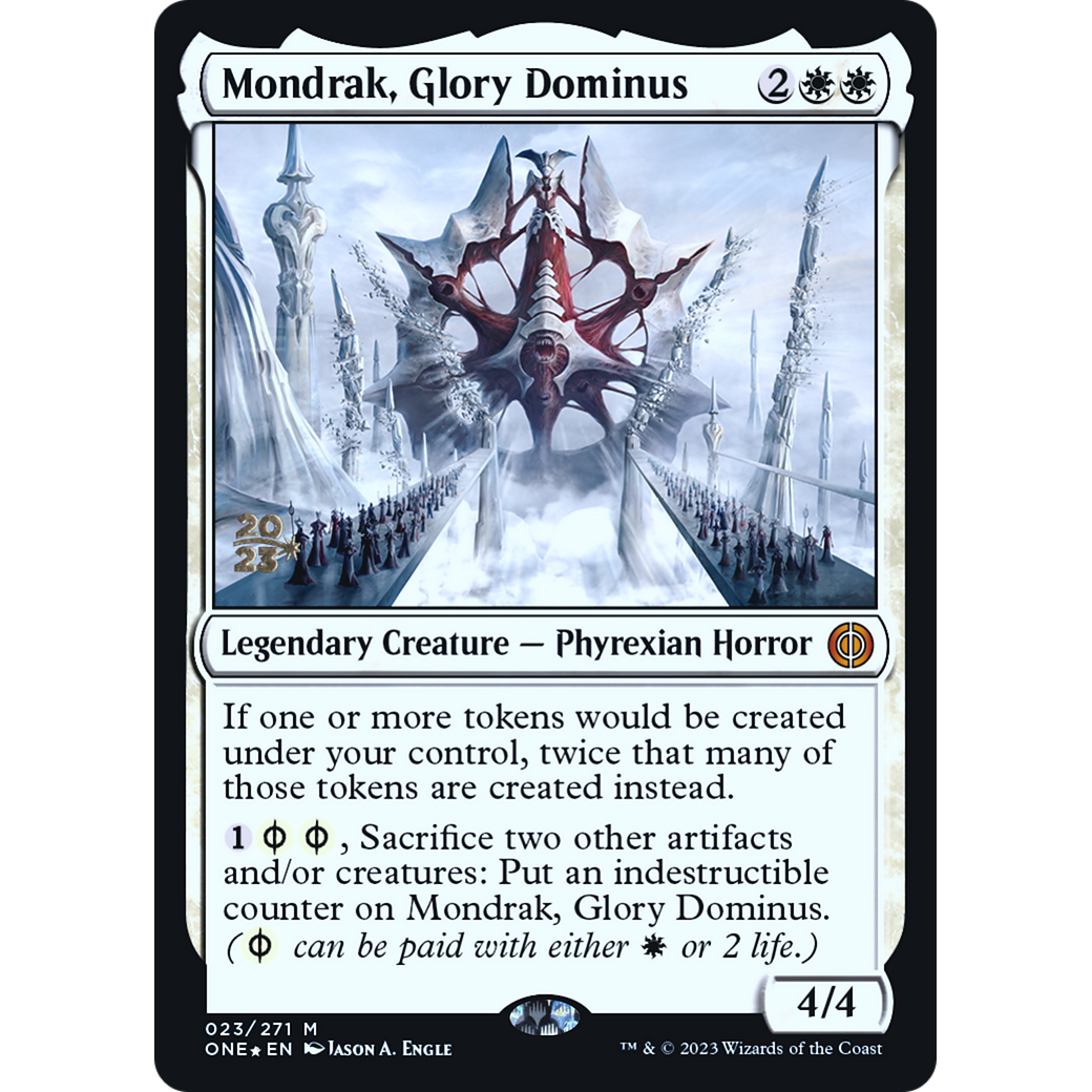 Mondrak, Glory Dominus (PRE-23S) - Phyrexia: All Will Be One Promos Foil