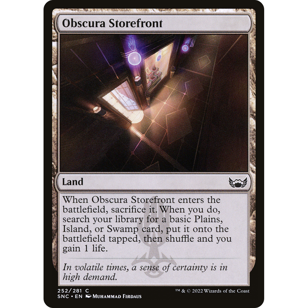 Obscura Storefront (SNC-252) - Streets of New Capenna