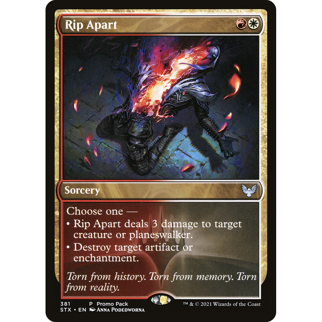Rip Apart (PPSTX-381) - Strixhaven: School of Mages Foil