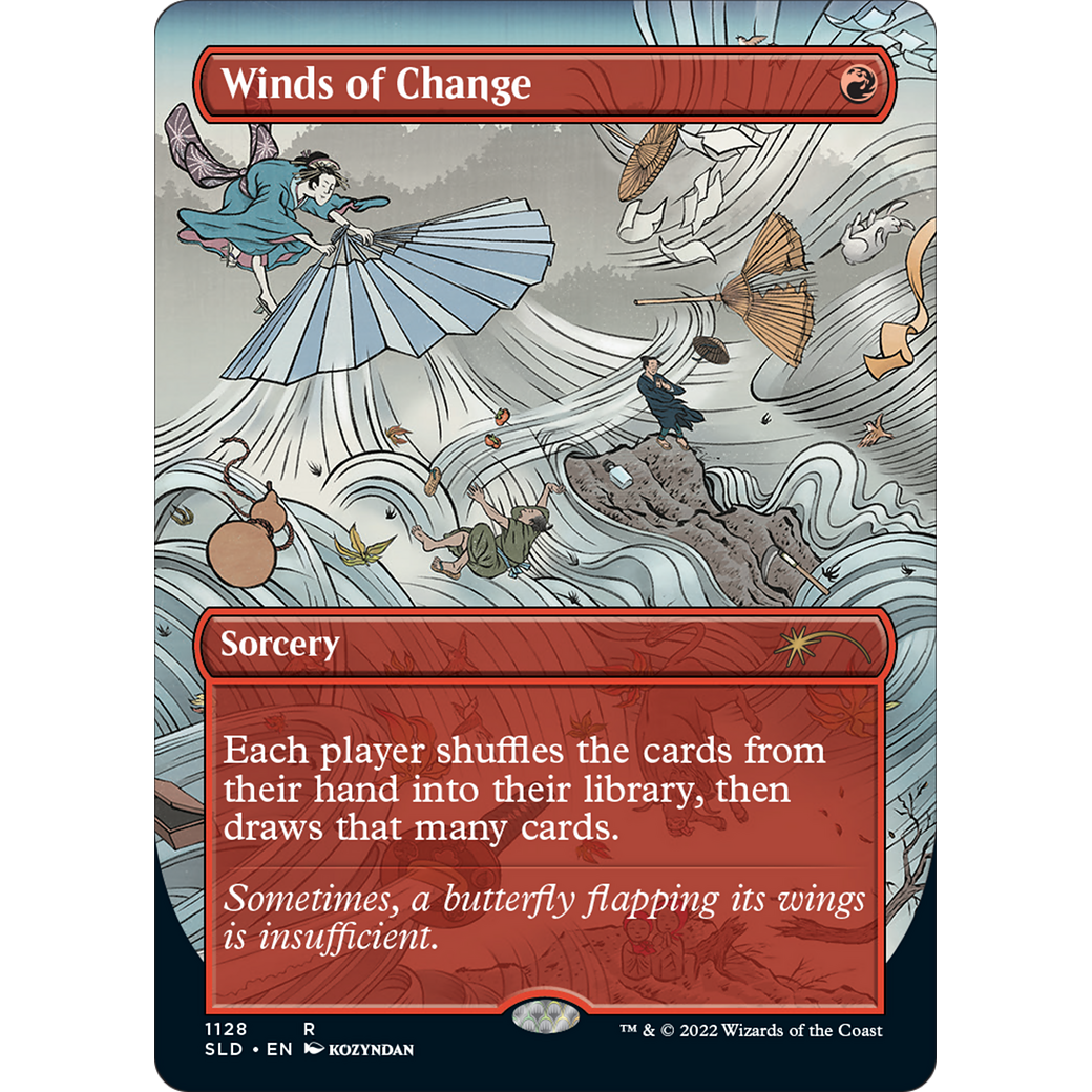 Winds of Change (SLD-1128) - Secret Lair Drop (Borderless) Foil
