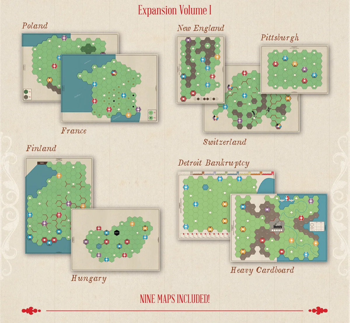 Age of Steam: Deluxe Expansion Volume I