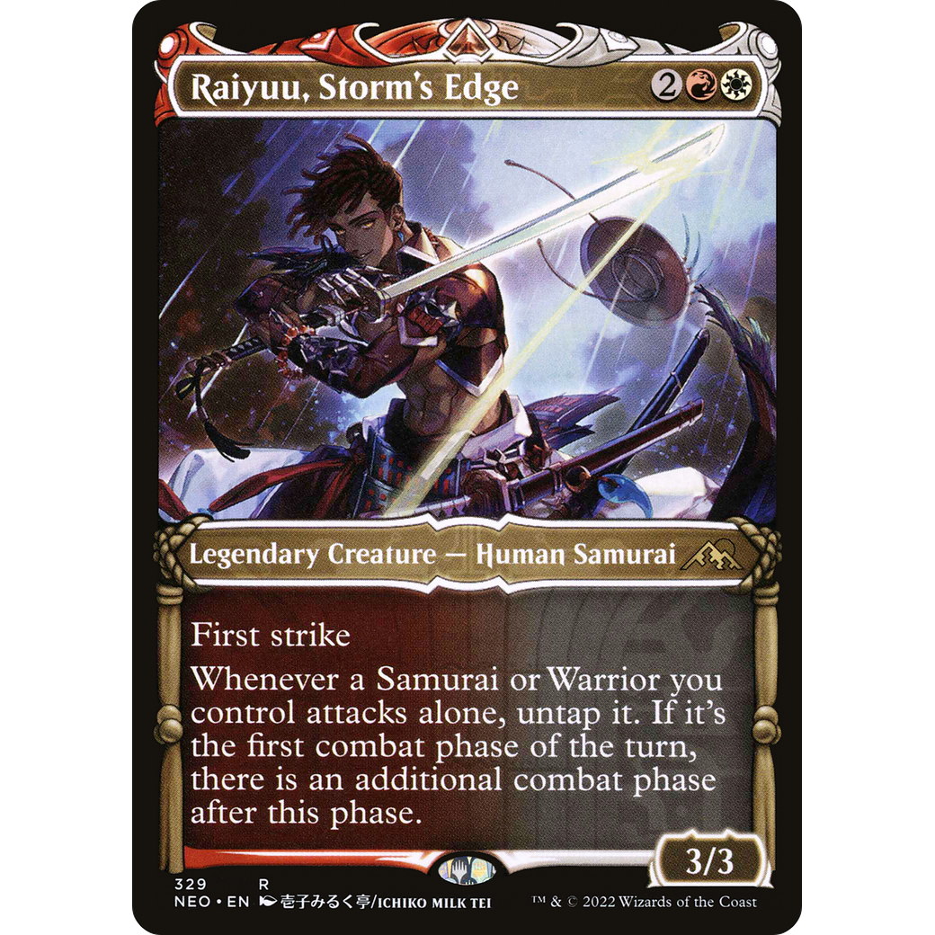 Raiyuu, Storm's Edge (NEO-329) - Kamigawa: Neon Dynasty: (Showcase)