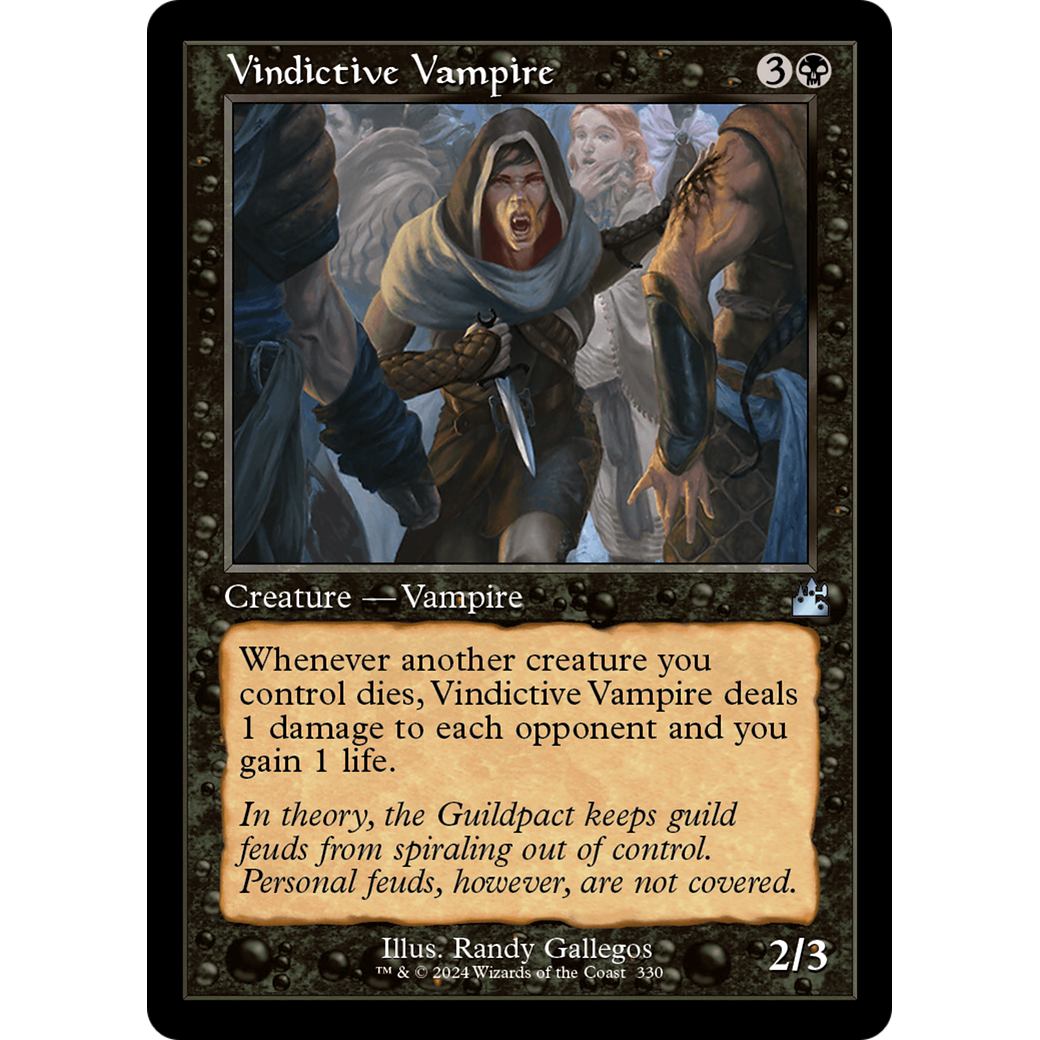 Vindictive Vampire (RVR-330) - Ravnica Remastered Foil