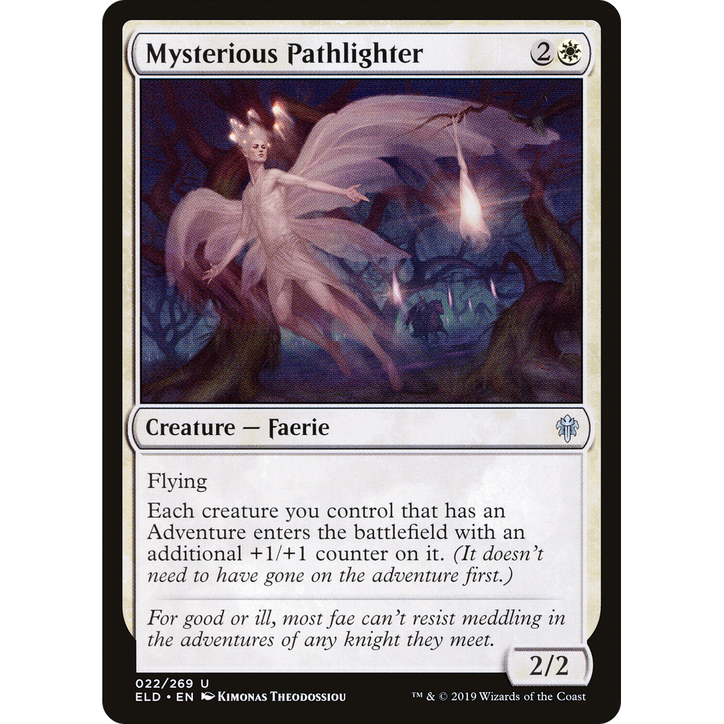 Mysterious Pathlighter (ELD-022) - Throne of Eldraine Foil