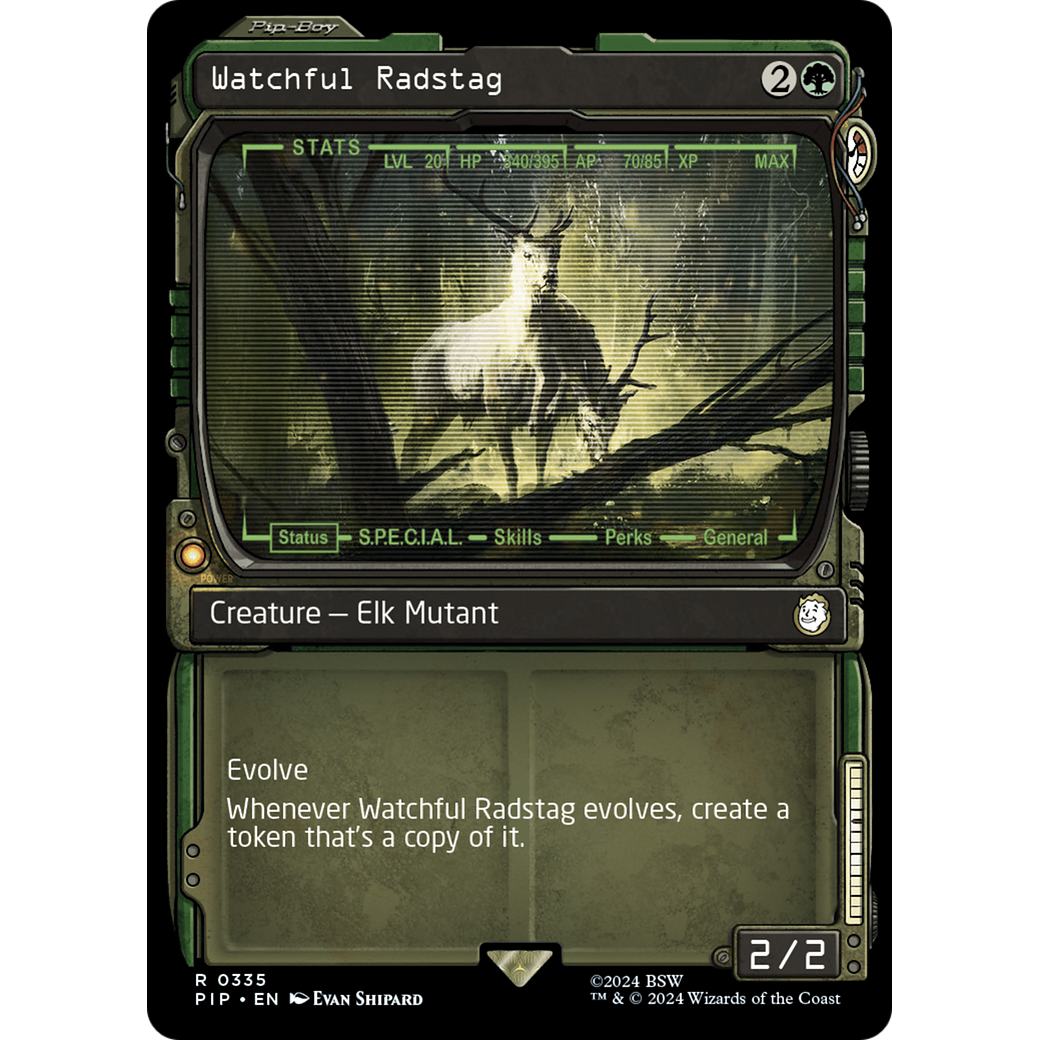 Watchful Radstag (PIP-335) - Fallout: (Showcase) Foil