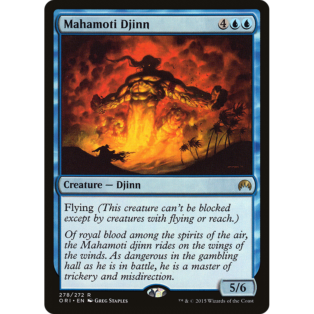 Mahamoti Djinn (ORI-278) - Magic Origins Foil