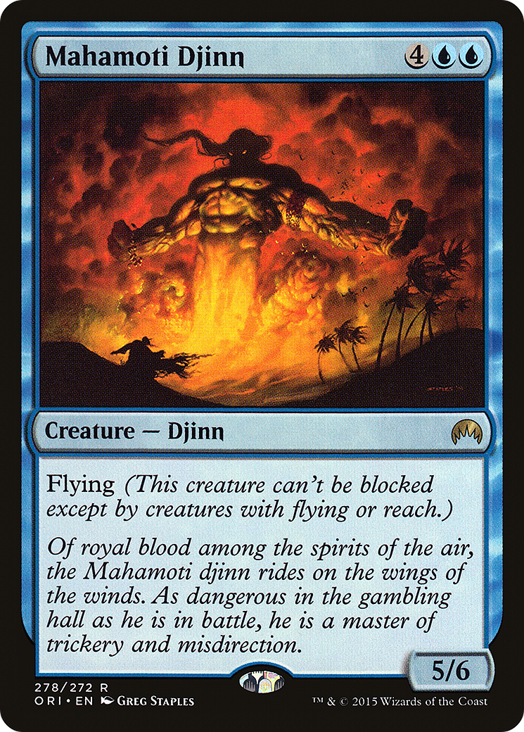 Mahamoti Djinn (ORI-278) - Magic Origins