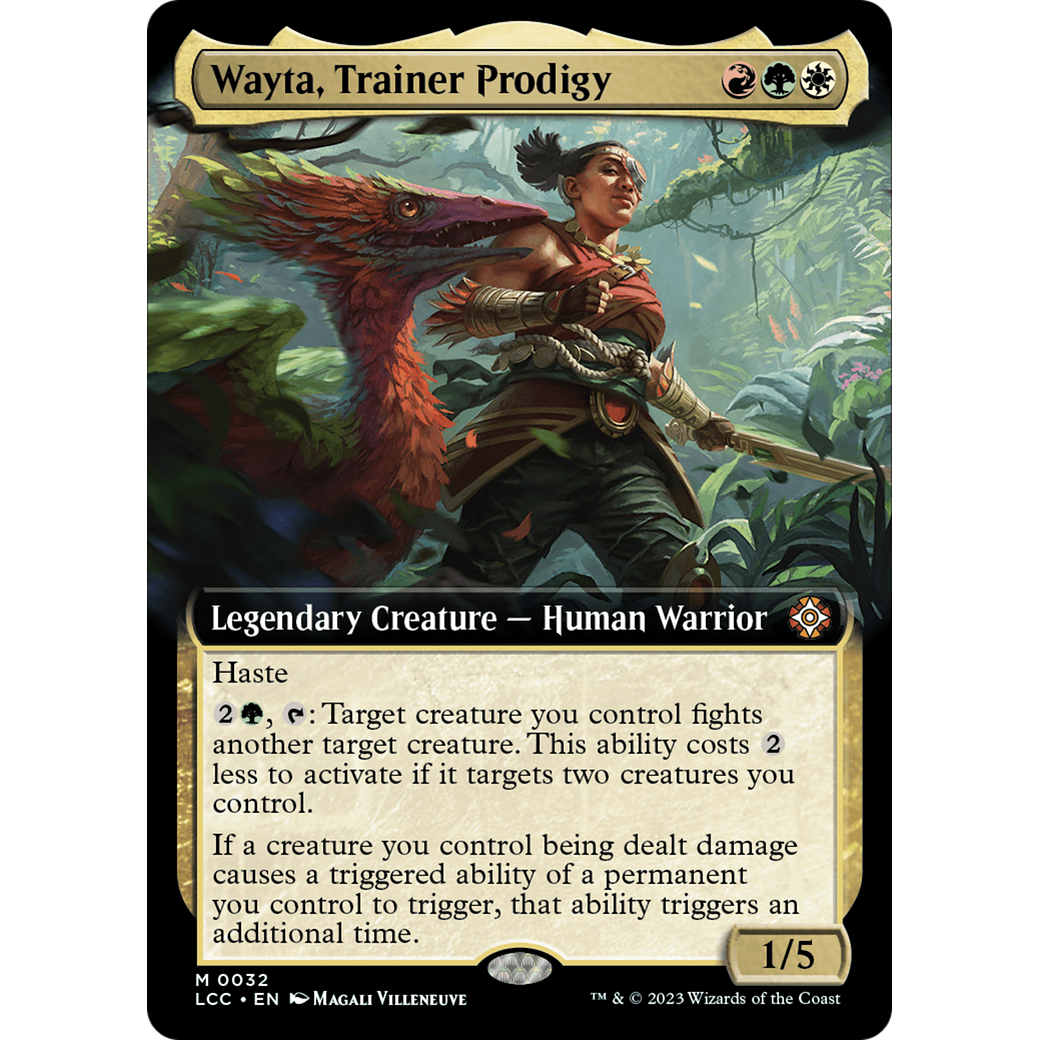 Wayta, Trainer Prodigy (LCC-032) - The Lost Caverns of Ixalan Commander: (Extended Art) Foil