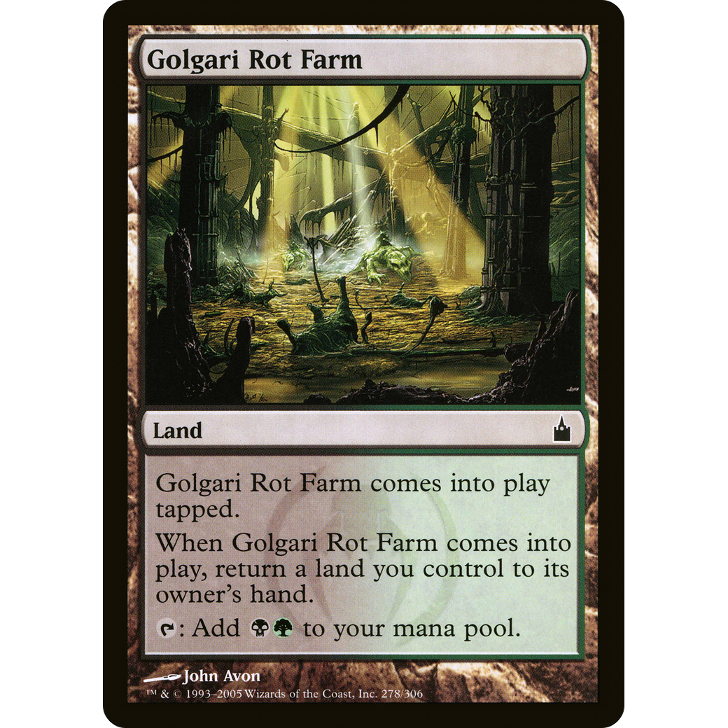 Golgari Rot Farm (RAV-278) - Ravnica: City of Guilds Foil