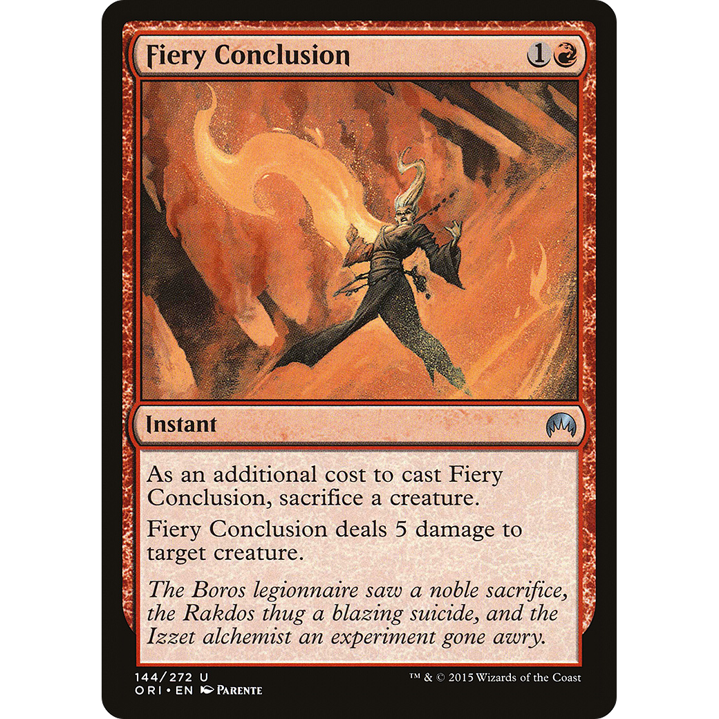 Fiery Conclusion (ORI-144) - Magic Origins