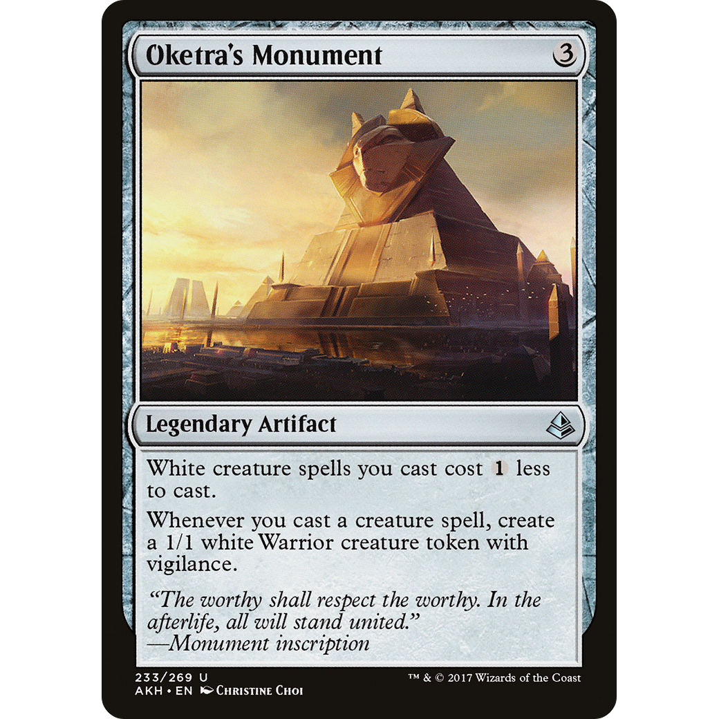 Oketra's Monument (AKH-233) - Amonkhet Foil