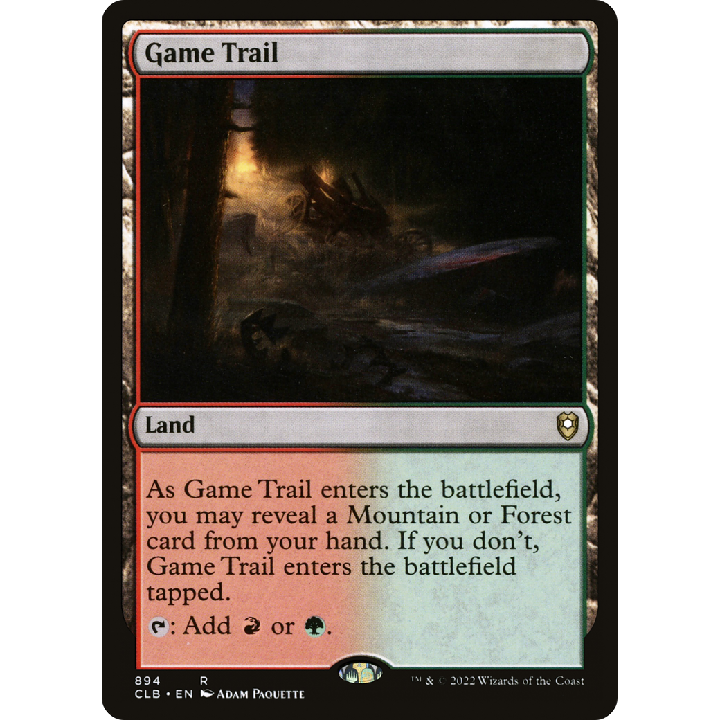 Game Trail (CLB-894) - Commander Legends: Battle for Baldur's Gate