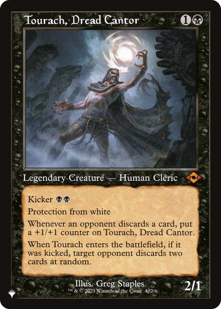 Tourach, Dread Cantor (Retro Frame) (LIST-402/303) - The List
