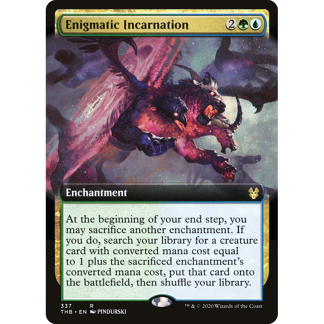 Enigmatic Incarnation (Extended Art) (THB-337) - Theros Beyond Death: (Extended Art)
