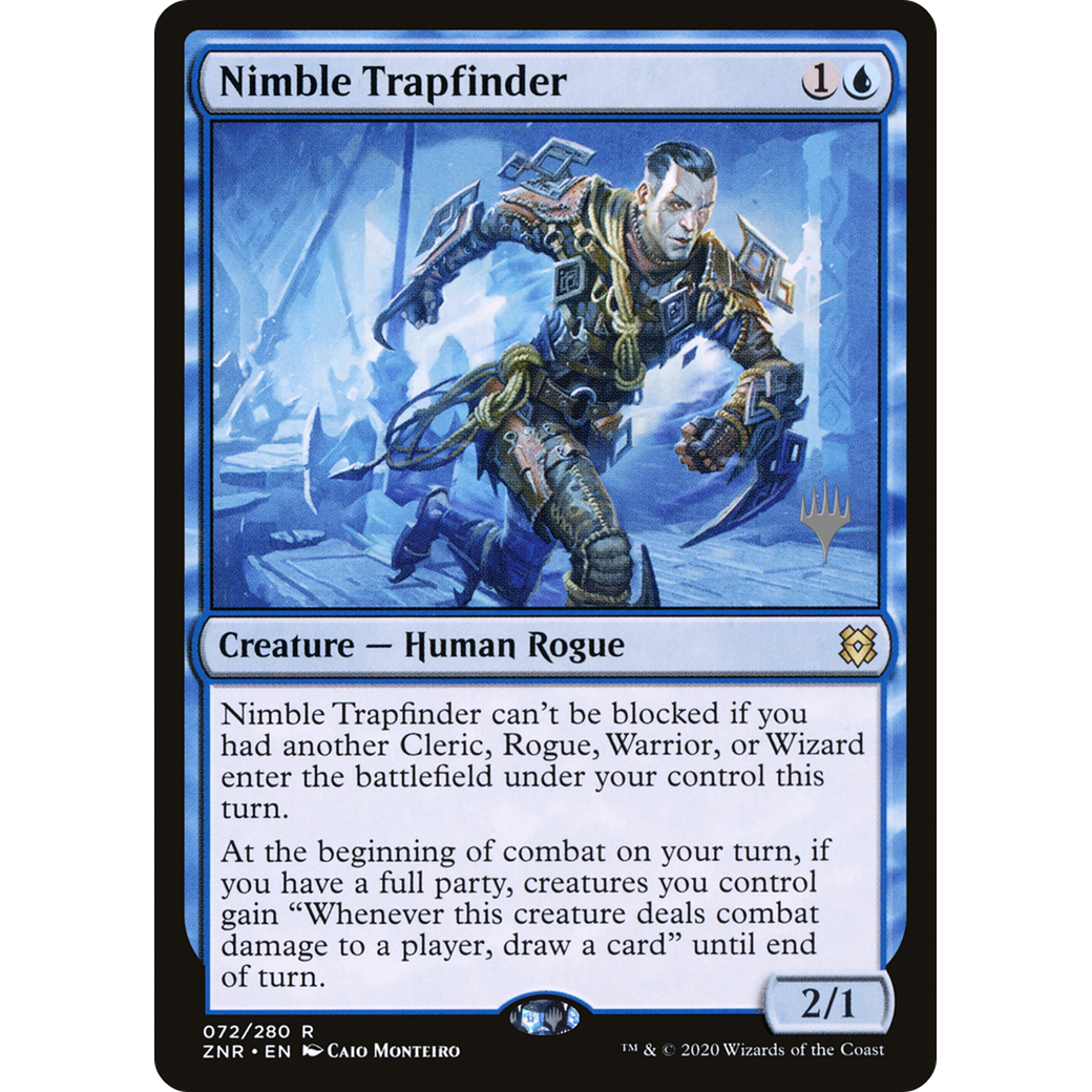 Nimble Trapfinder (PPZNR-072) - Zendikar Rising Promos Foil