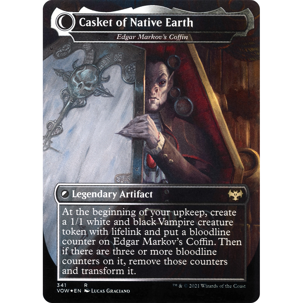 Dracula the Voyager - Edgar, Charmed Groom (VOW-341) - Innistrad: Crimson Vow: (Double Faced Transform) (Borderless)
