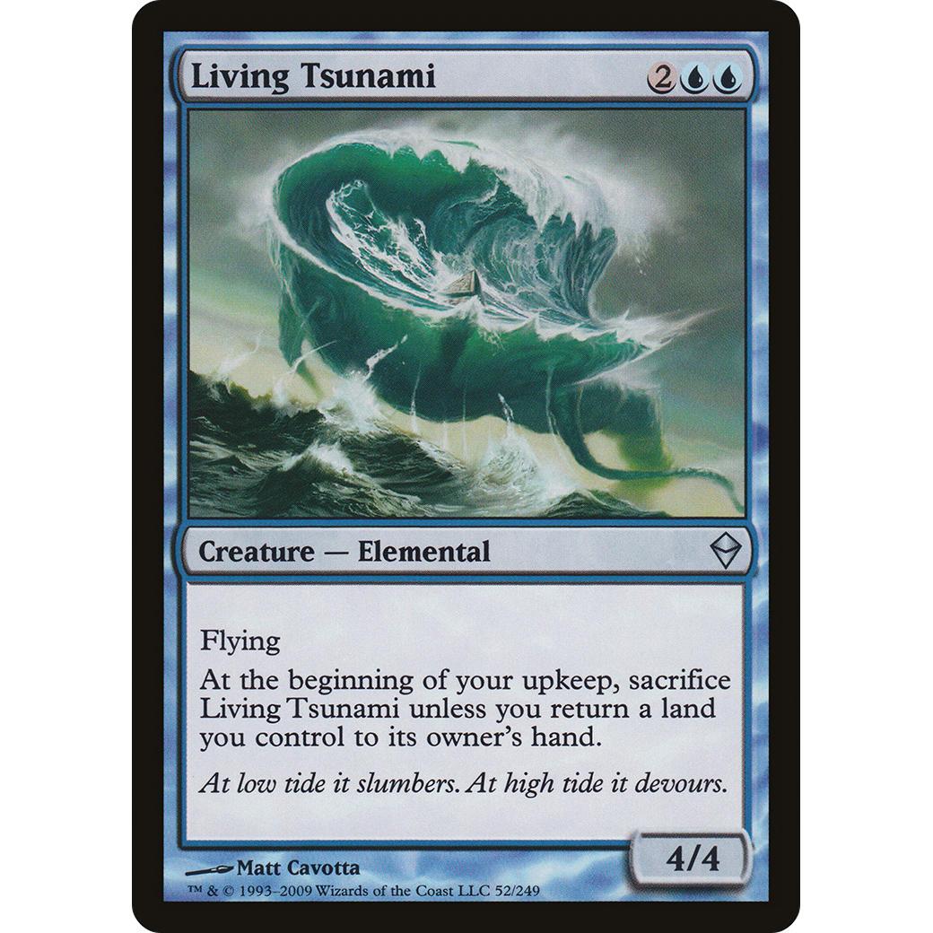 Living Tsunami (ZEN-052) - Zendikar Foil