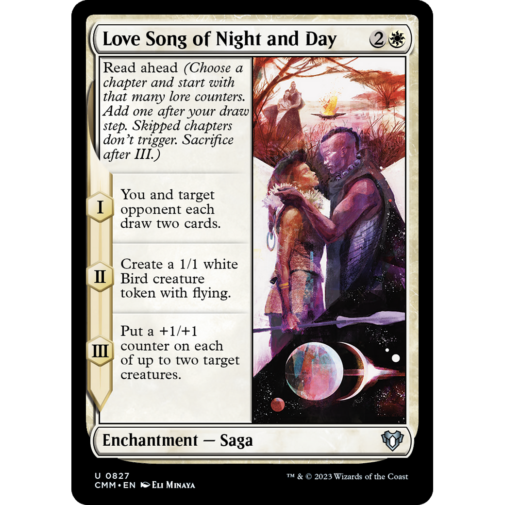 Love Song of Night and Day (CMM-827) - Commander Masters