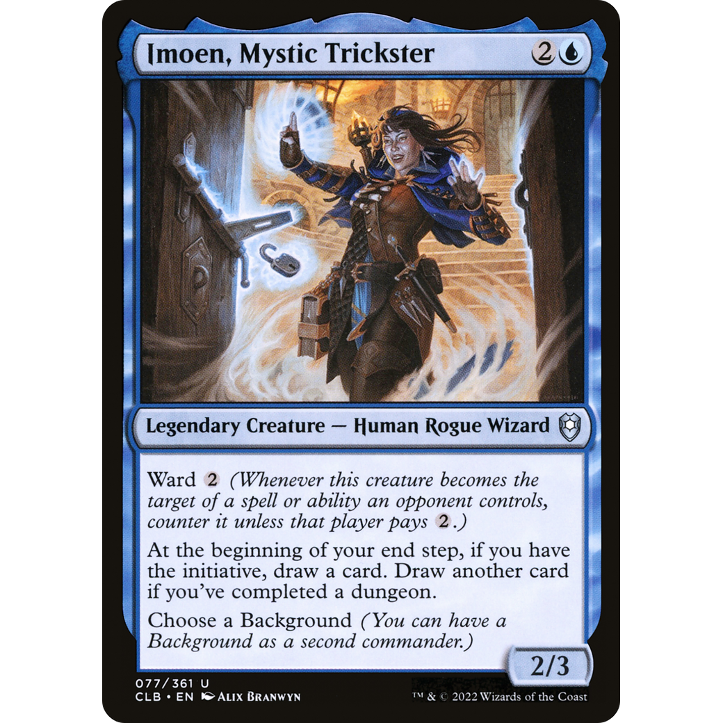 Imoen, Mystic Trickster (CLB-077) - Commander Legends: Battle for Baldur's Gate