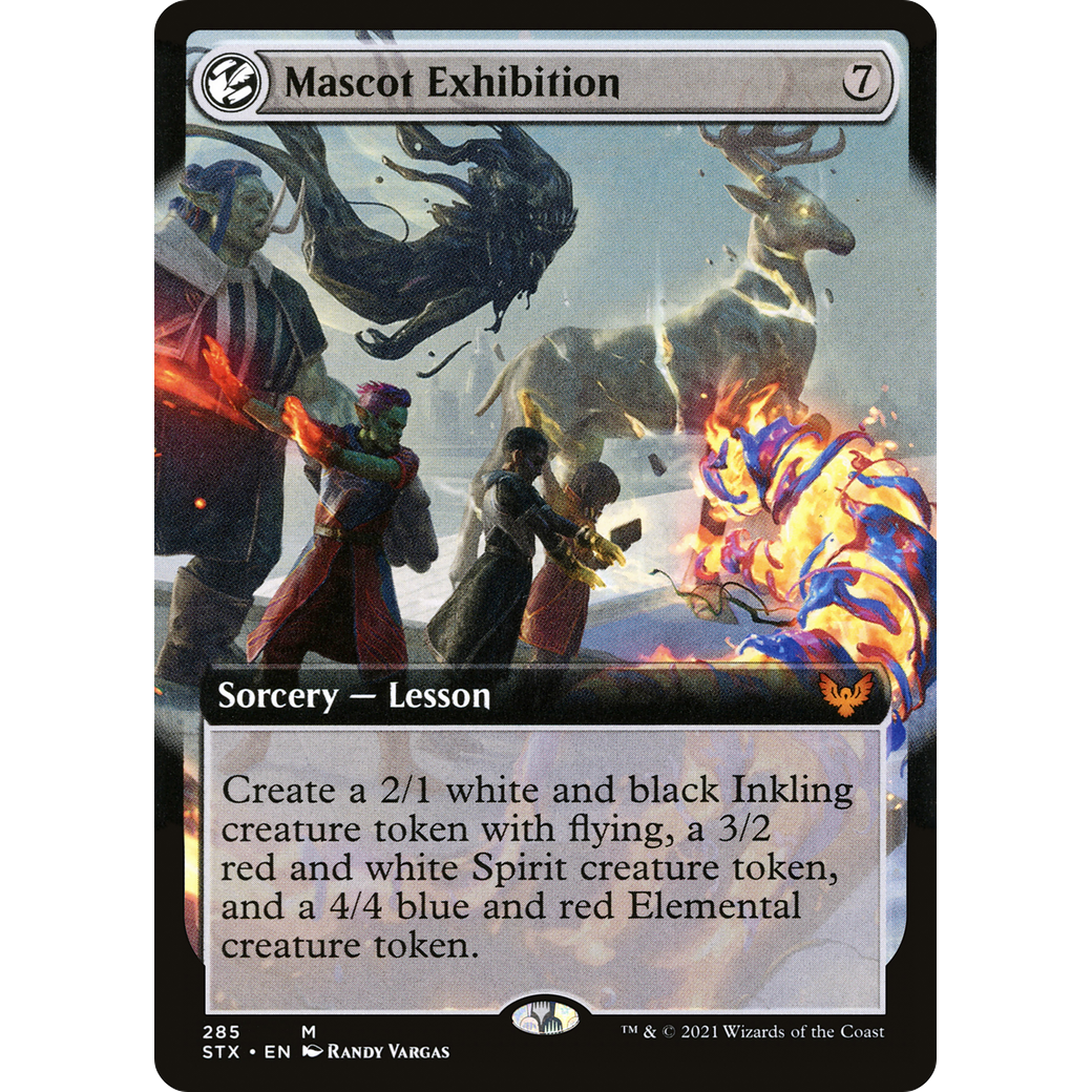 Mascot Exhibition (Extended Art) (STX-285) - Strixhaven: School of Mages: (Extended Art, lesson)