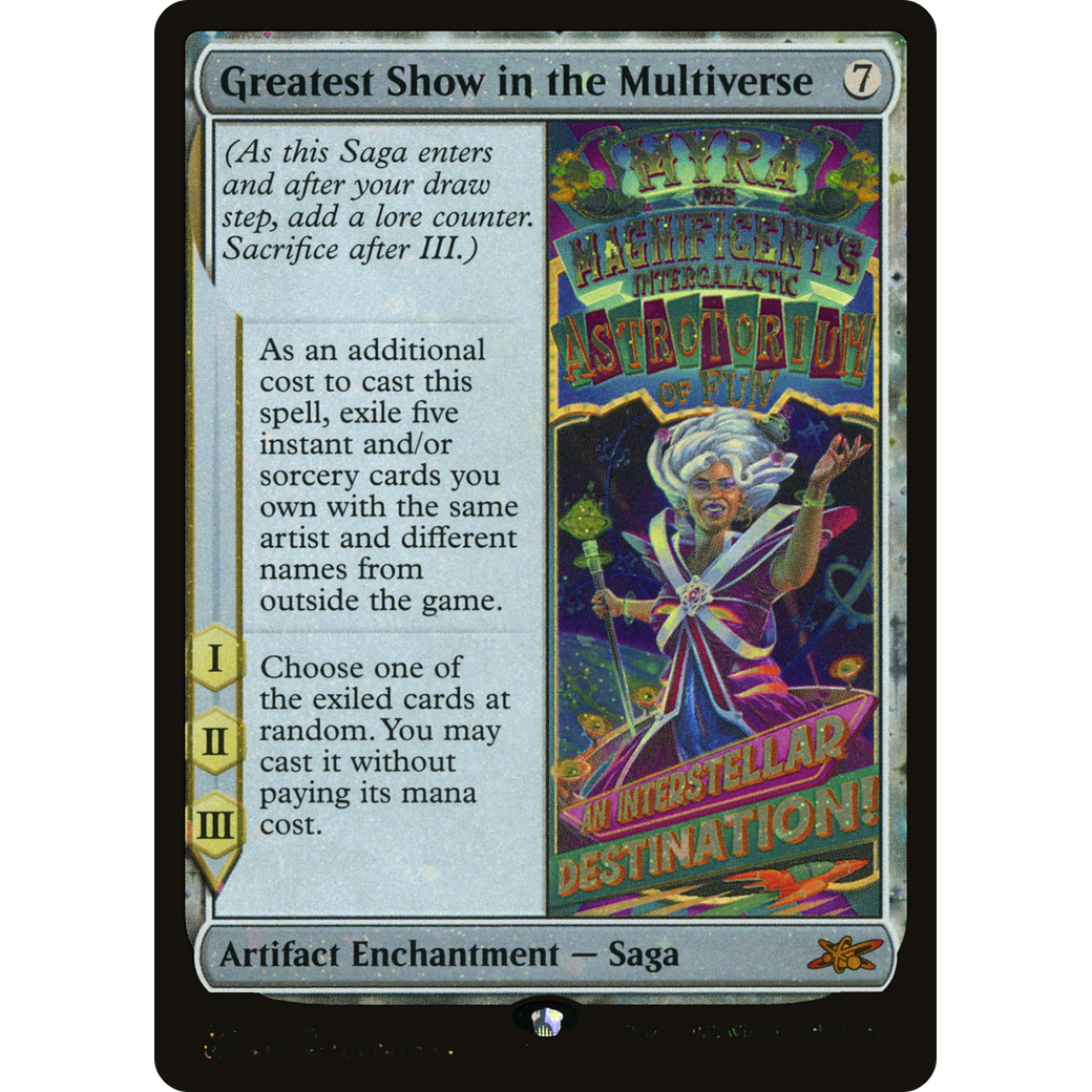 Greatest Show in the Multiverse (Galaxy Foil) (UNF-475) - Unfinity Foil