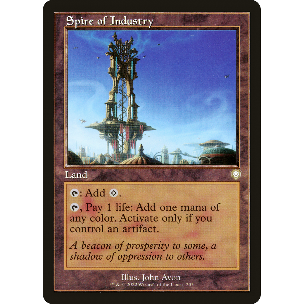 Spire of Industry (Retro Frame) (BRC-203) - The Brothers' War Commander