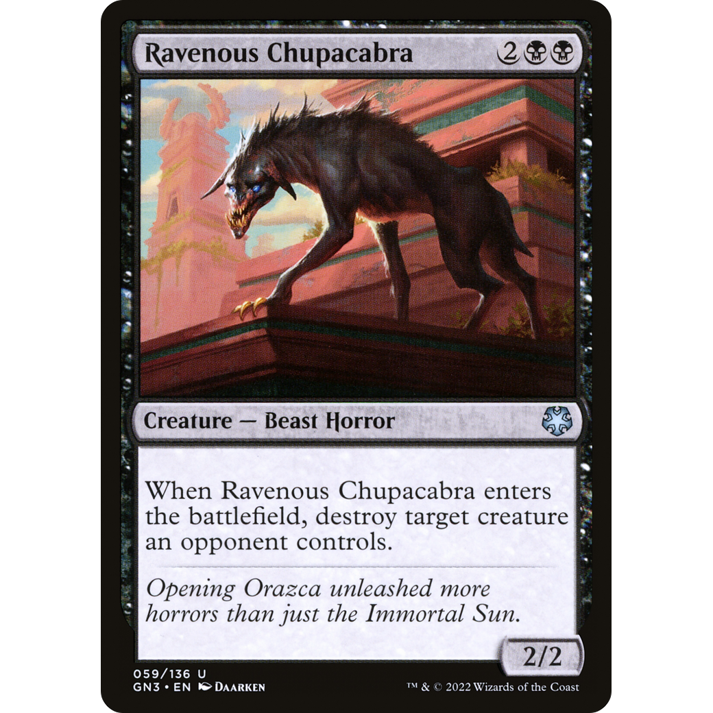 Ravenous Chupacabra (GN3-059) - Game Night: Free-for-All