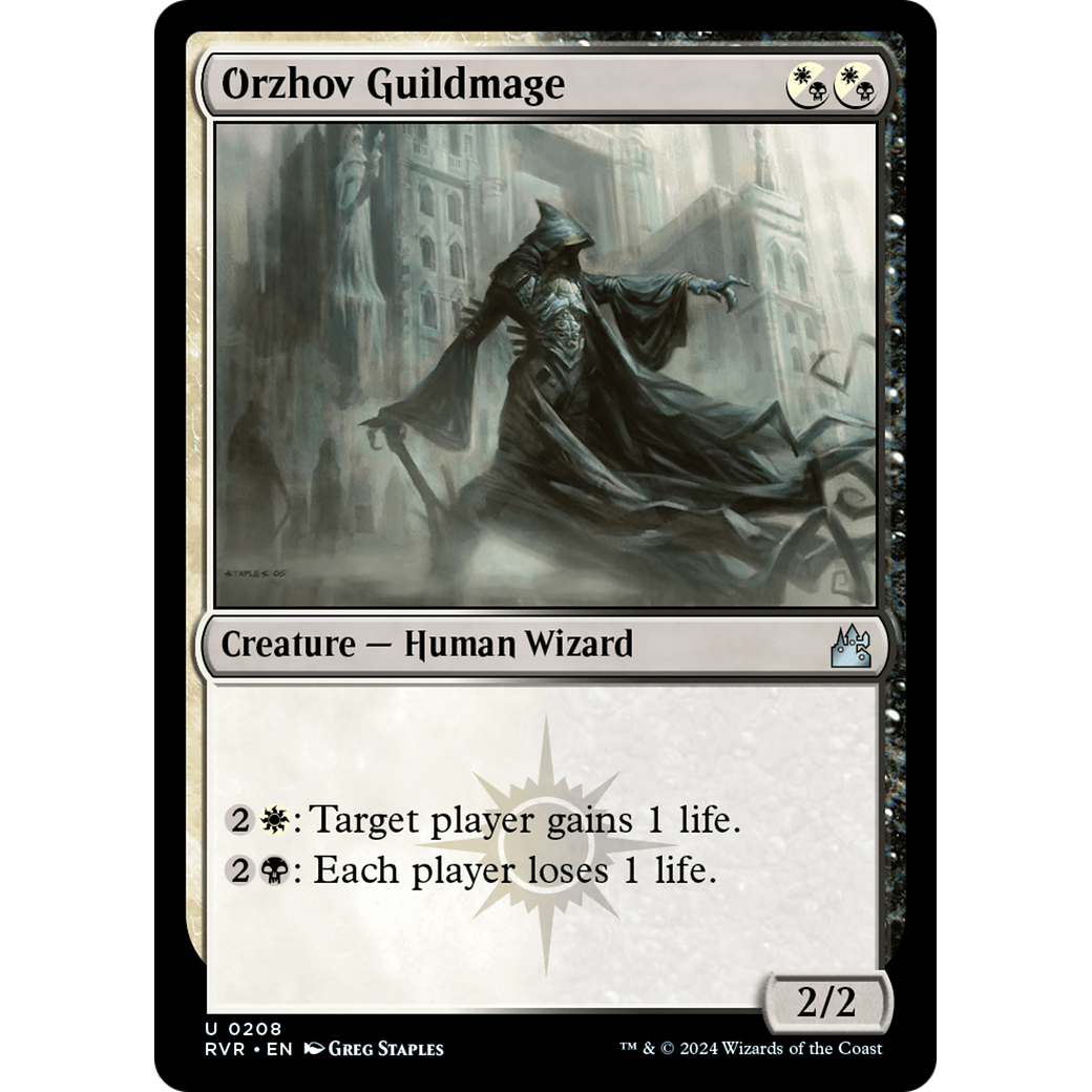 Orzhov Guildmage (RVR-208) - Ravnica Remastered Foil