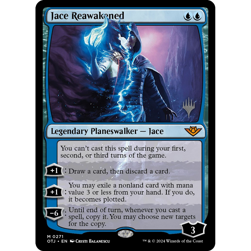 Jace Reawakened (PPOTJ-271P) - Outlaws of Thunder Junction Promos Foil