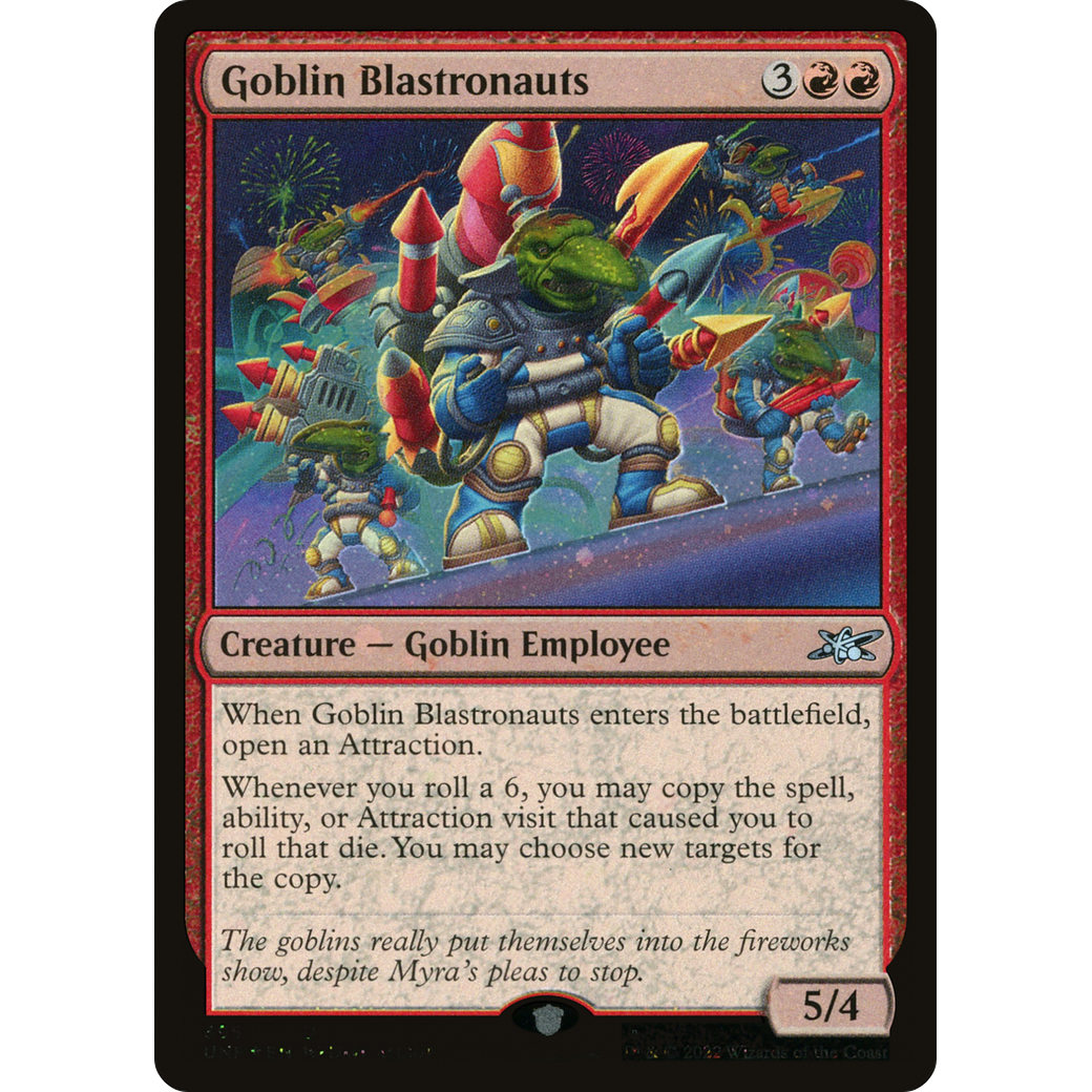 Goblin Blastronauts (Galaxy Foil) (UNF-395) - Unfinity Foil