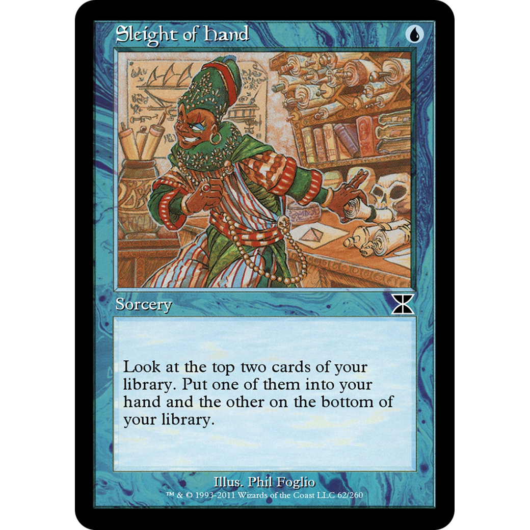 Sleight of Hand (ME4-062) - Masters Edition IV Foil