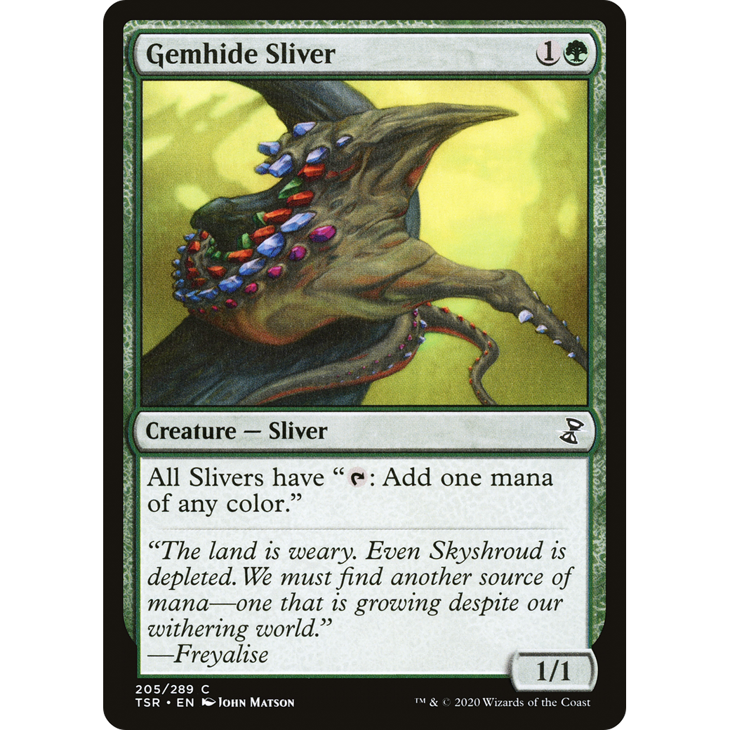 Gemhide Sliver (TSR-205) - Time Spiral Remastered