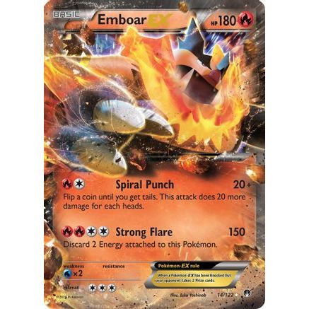 Emboar EX 14/122 - XY  BREAKpoint Holofoil