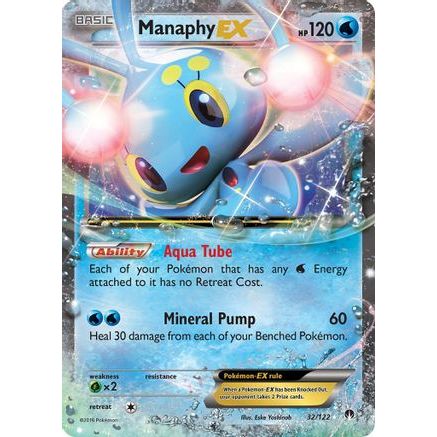 Manaphy EX 32/122 - XY  BREAKpoint Holofoil