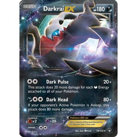 Darkrai EX 74/122 - XY  BREAKpoint Holofoil