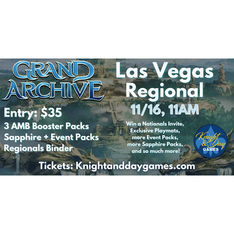 11/16 Grand Archive Store Regional Tournament - 11AM